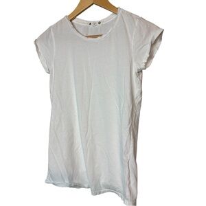 AMO short sleeve white T shirt 100% cotton women’s size S